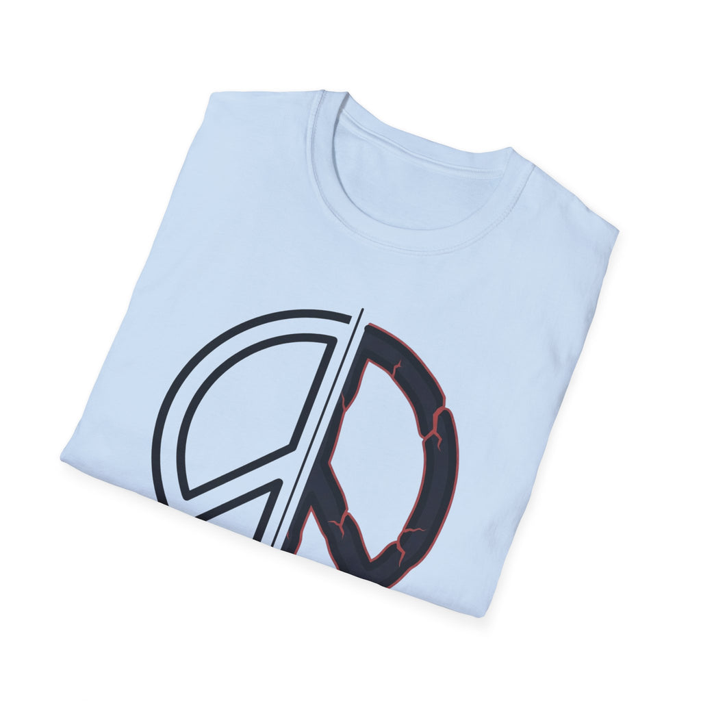 Peace at Home, Peace in the World T-Shirt — Peace Symbol Graphic Tee
