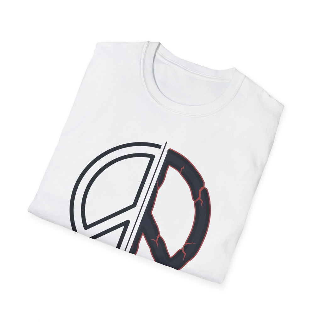 Peace at Home, Peace in the World T-Shirt — Peace Symbol Graphic Tee