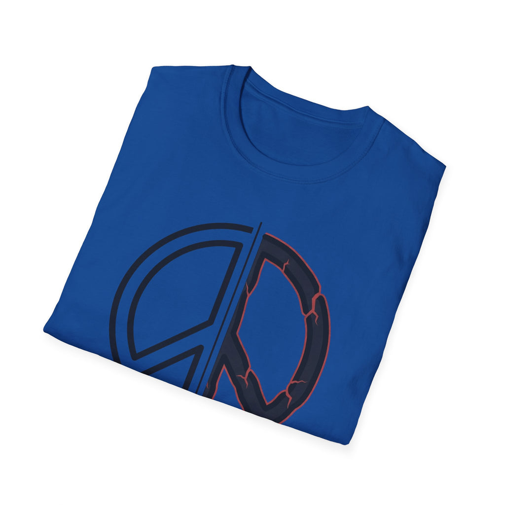 Peace at Home, Peace in the World T-Shirt — Peace Symbol Graphic Tee