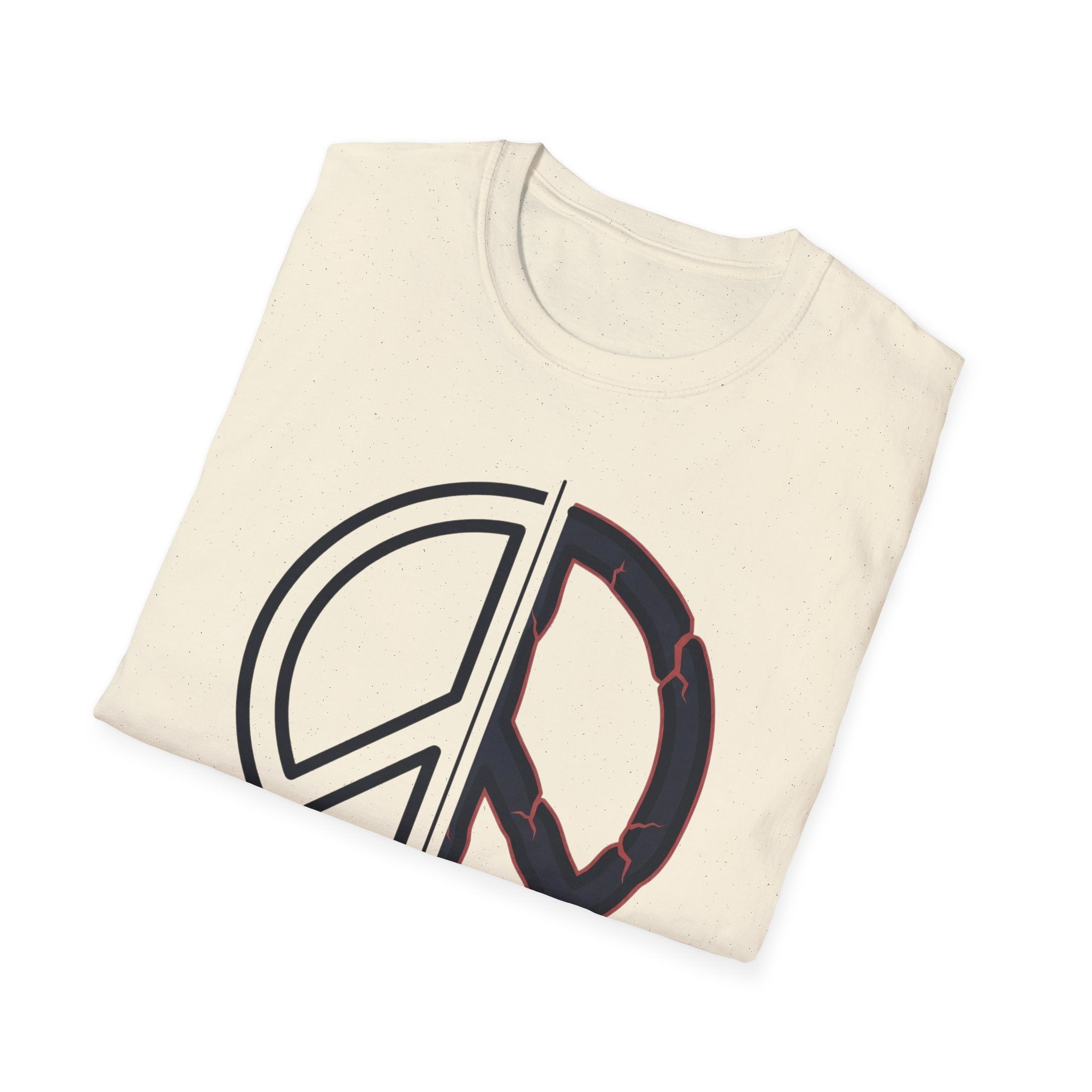 Peace at Home, Peace in the World T-Shirt — Peace Symbol Graphic Tee